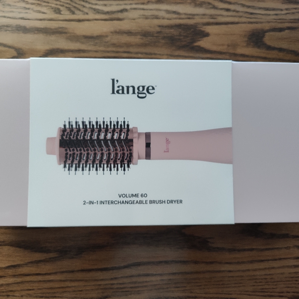l'ange Volume 60 2-In-1 Interchangeable Brush Dryer New Sealed Box